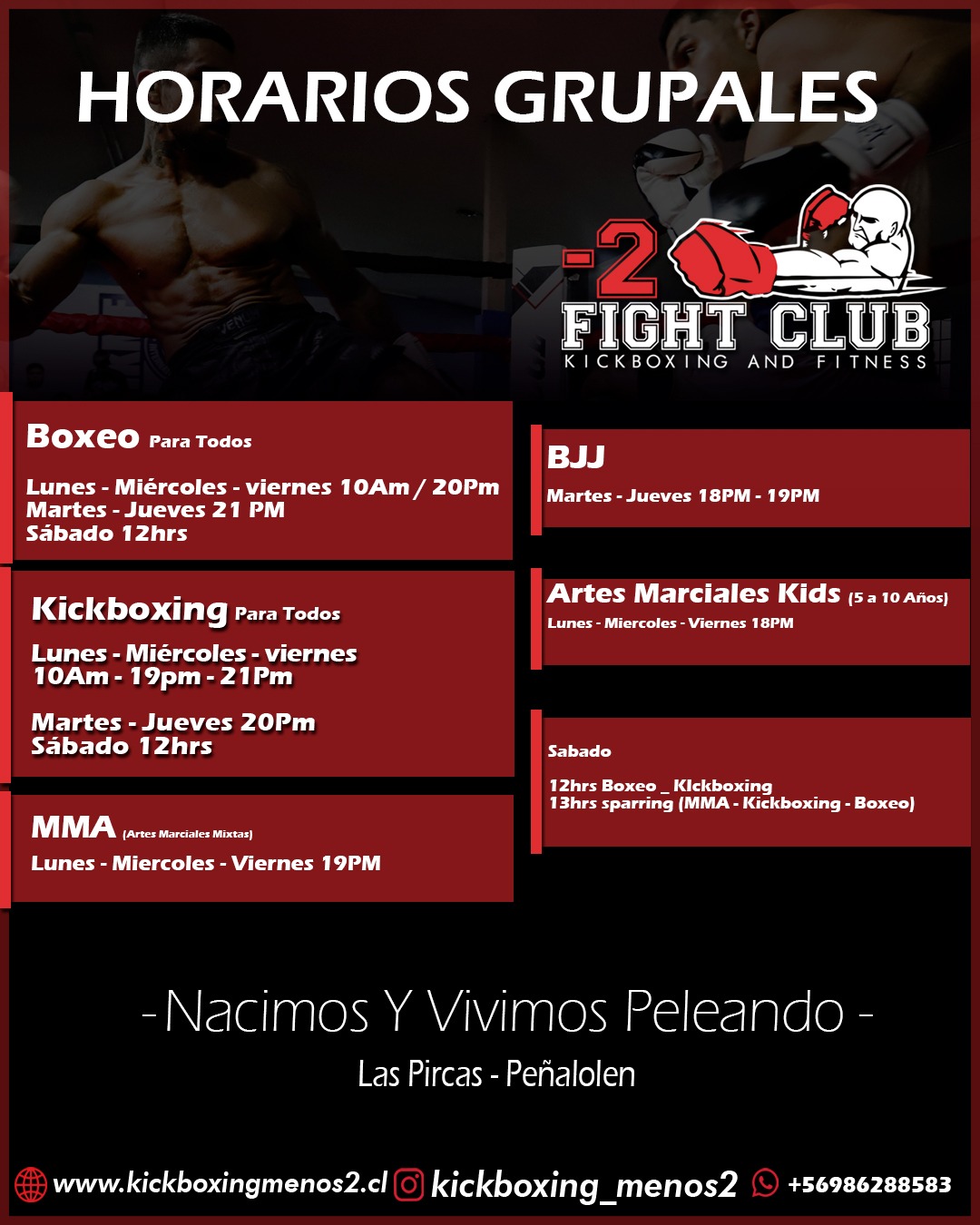 Horario https://www.kickboxingmenos2.cl/